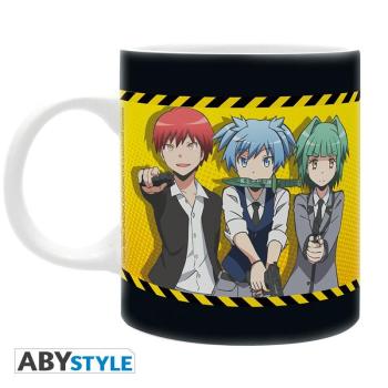 ASSASSINATION CLASSROOM - Becher "Koro VS Schüler"  Die Schüler der Klasse 3E sind vereint, um ihren Lehrer Koro sensei auf diesem Assassination Classroom Becher zu eliminieren.